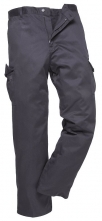 Kalhoty COMBAT pánské do pasu s kapsami prodloužené nohavice tmavě modré velikost 46"-XXXL