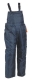 Kalhoty TITAN s laclem zateplené pružné šle modré velikost M