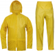 Oblek Cerva CARINA PES/PVC voděodolný blůza s kapucí na zip a kalhoty do pasu žlutý