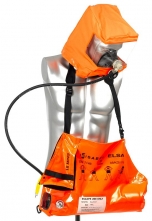 Únikový dýchací přístroj ELSA 10-B tlaková láhev 10 min taška oranžová