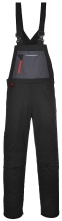 Montérkové kalhoty TEXO SPORT s laclem černo/šedé velikost L