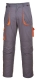 Montérkové kalhoty TEXO Contrast do pasu šedo/oranžové