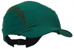 Čepice se skořepinou PROTECTOR FB3 CLASSIC zkrácený kšilt protažená do týla zelená