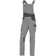 Montérkové kalhoty MACH CORPORATE NEW PES/BA lacl světle šedá / tmavě šedá velikost XL