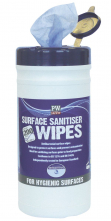 Ubrousky PW Surface Sanitiser dezinfekční antibakteriální na povrchy balení válec 200 ks