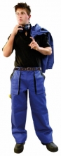 Montérkové kalhoty CXS LUXY JOSEF do pasu modro/černé