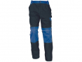 Montérkové kalhoty STANMORE do pasu tmavě modré/světle modré velikost 50