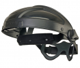 Hlavový držák obličejového štítu Honeywell Turboshield s ochranou čela upínací račna bez zorníku černý