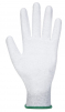 Rukavice PW PU Palmtip ESD pylon/uhlík/PU bezešvé antistatické máčená dlaň + prsty šedé