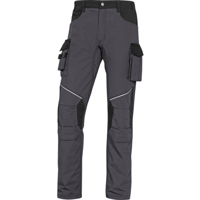 Montérkové kalhoty DELTA MACH CORPORATE do pasu NEW PES/BA tmavě šedé/černé