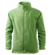 Mikina Jacket 280 dětská fleece antipeeling stojáček kapsy na zip trávově zelená