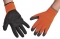Rukavice Thermal Grip PES pletené zateplené akrylem máčené v latexu oranžovo-černé - Stránka se otevře v novém okně