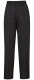 Kalhoty PW FANCY LADY dámské do pasu PES/BA vypasované částečně elastický pas ozdobný středový šev černé