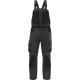 Montérkové kalhoty DELTA MACH SPIRIT 2 s náprsenkou a zipem PES/BA zesílená kolena a rozkrok šedo/černé
