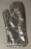 Rukavice palcové tepluodolné PARAARAMID 500 °C izolace molton pokovený hřbet délka 400 mm žluto/stříbrné