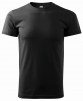 Tričko Malfini Basic 160 bavlněné krátký rukáv bezešvý střih trupu kulatý průkrčník silikonová úprava černá