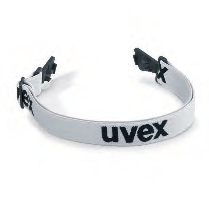 Pásek pro upevnění brýlí UVEX Pheos textilní guma nastavitelný šedý