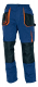 Montérkové kalhoty CERVA EMERTON do pasu PES/BA zesílená kolena měchové kapsy tmavě modré/černé