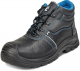 Pracovní kotníková obuv CERVA RAVEN XT O2 SRC CI kožená zateplená měkký límec PU/PU ochrana špice černo/modrá