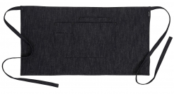 Zástěra PW Gastro Canvas Bar do pasu 100% bavlna 5 kapes zavazování na tkalouny 71 x 38 cm džínová tmavě modrá