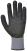 Dlaňová strana ochranné pracovní rukavice DERMIFLEX Plus z pružného úpletu z nylonu se Spandexem potažený PU s nitrilovými terčíky - Stránka se otevře v novém okně