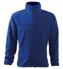 Mikina Jacket 280 pánská fleece antipeeling stojáček kapsy na zip královská modrá