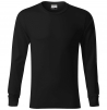Tričko Rimeck Resist LS R05 bavlna 160 g kulatý průkrčník dlouhý rukáv s manžetou boční švy černé