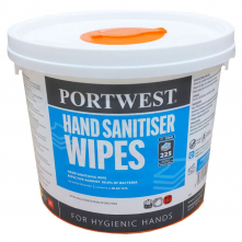 Ubrousky PW Hand Sanitiser na ruce dezinfekční antibakteriální biocidní balení válec 225 ks bílé