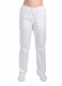 Kalhoty TDX COOKY dámské pas do gumy bavlněné plátno 145g našité boční kapsy bílé