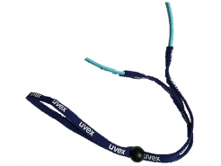 Pásek pro upevnění brýlí UVEX nasouvací gumový na koncovky bez duo-flex nastavitelný modrý
