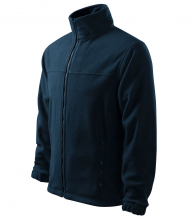 Mikina Jacket 280 pánská fleece antipeeling stojáček kapsy na zip tmavě modrá