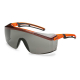 Brýle UVEX ASTROSPEC 2.0 Supravision Excellence protisluneční zorník odolný proti poškrábání oranžovo/černý rámeček šedé
