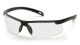 Brýle Pyramex EVER-LITE černý nylonový rámeček 2 zorníková konstrukce čiré