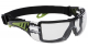 Brýle PW Tech Look Plus moderní pěnové těsnění nastavitelná textilní guma čiré