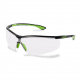Brýle UVEX Nový SPORTSTYLE Supravision Excellence rámeček limetkovo/černý nemlživé proti poškrábání čiré