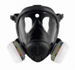 Celoobličejová dýchací maska Honeywell OPTIFIT TWIN 2 filtrový bajonetový systém silikonová lícnice bez filtrů černá