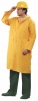 Plášť Cerva CETUS s kapucí PES/PVC raglánové rukávy tříčtvrteční voděodolný žlutý