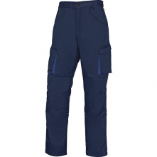 Montérkové kalhoty MACH 2 do pasu tmavě modrá/světle modrá velikost XL