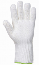 Rukavice PW Lenzing FR prstová pletená tepluodolná 250°C pružná manžeta 270 mm bílá