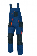 Montérkové kalhoty CERVA EMERTON s laclem PES/BA zesílená kolena množství kapes tmavě modré/středně modré