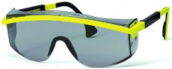 Brýle UVEX ASTROSPEC žluto/černý rámeček zorník odolný proti poškrábání protisluneční šedý