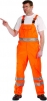 Kalhoty KOROS s laclem výstražné pruhy oranžové velikost 54