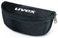 Pouzdro UVEX na brýle textilní polstrované zapínání zip přepážka uprostřed oka pro navlečení na opasek černé
