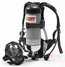 Dýchací přístroj PROPAK celoobličejová maska VISION 3 zádový nastavitelný nosič FX kompositová tlaková lahev 6,0l-300bar