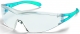Brýle UVEX X-ONE Supravision Sapphire světle modré straničky nepoškrábatelné ochrana proti UV záření čiré