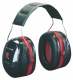 Mušlové chrániče sluchu 3M PELTOR OPTIME III H540A-411-SV s hlavovým temenním obloukem SNR 35 černo/červené