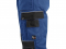 Montérkové kalhoty CXS Orion Teodor do pasu BA-PES reflexní obšívání zesílená kolena s kapsou na výztuhy modro-černé - detail na boční kapsy na stehnu - Stránka se otevře v novém okně