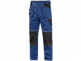 Montérkové kalhoty CXS Orion Teodor do pasu BA/PES reflexní obšívání zesílená kolena s kapsou na výztuhy modro/černé