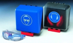 SECUBox střední bezpečnostní schránka na sluchátka modrá