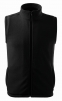 Vesta Malfini NEXT fleecová límec stojáček zapínání na zip šikmé kapsy u pasu černá